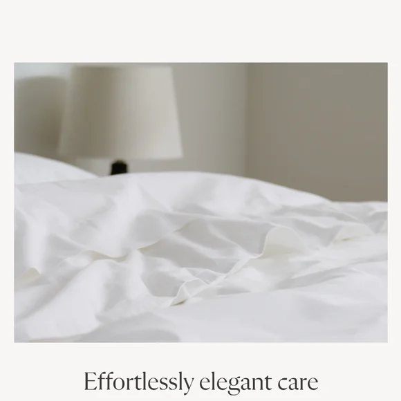 NIB Serenity Bamboo Luxury Sheet Sets, Twin XL, Split King White - Picture 4 of 5